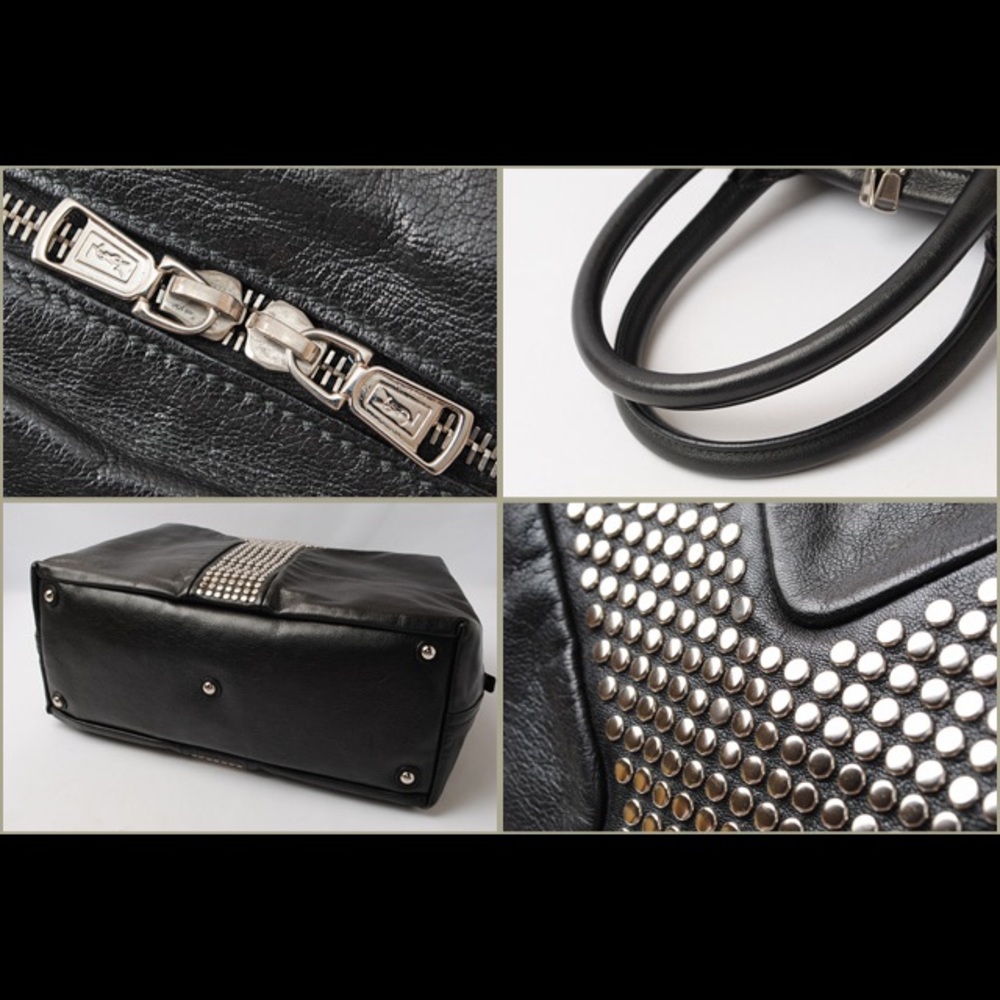 RARE! YVES SAINT LAURENT EASY Y YSL Rock Stud Bag - Picture 4 of 13